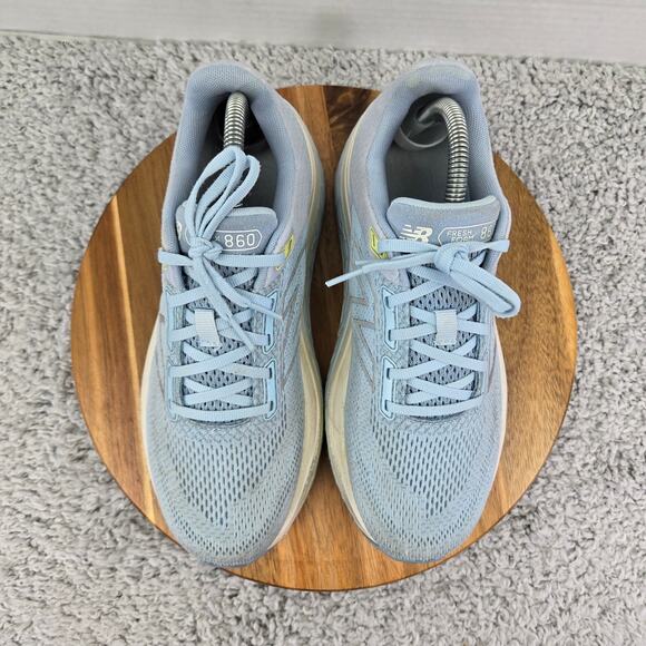 New Balance Fresh Foam 860v14 Light Chrome Blue Daily Running Shoes Womens 10 B - Picture 5 of 15